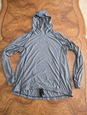 Under Armour Threadborne Train Twist Hoodie Gray Womens Size L